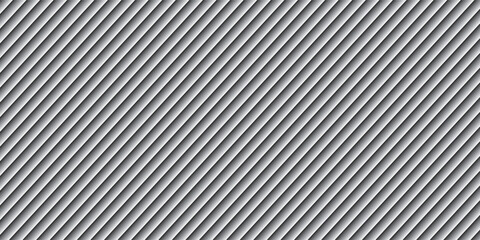 Naklejka premium Narrow black-white vertical lines. Symmetric geometric ornament. Striped seamless pattern, abstract wallpaper. Digital paper for textile print, page fill. Vector