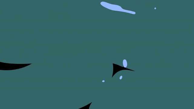Abstract Fluid Liquid Transition Overlay With Transparent Alpha Channel