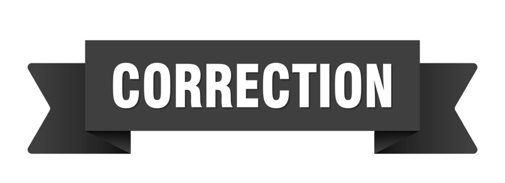 correction ribbon isolated on transparent background. correction ribbon