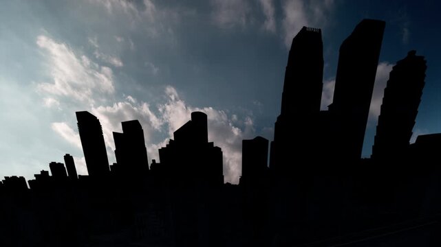 Chongqing cyberpunk city skyline collage