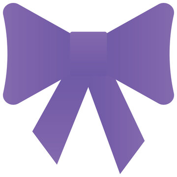 Gradient color illustration for Bow Ribbon