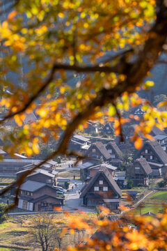 Autumn in Shirakawa-go, Gifu Prefecture, Japan