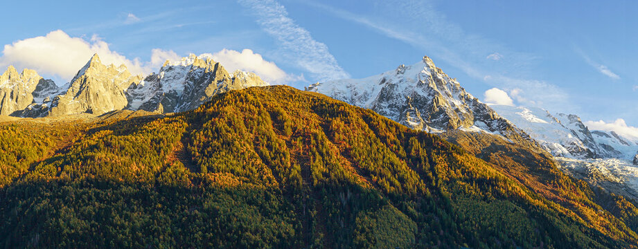 chamonix mont blanc view