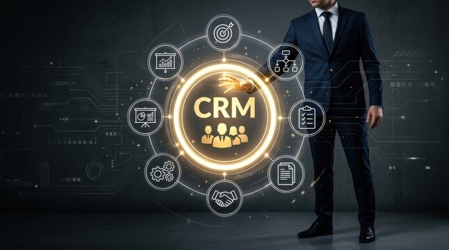 Crm system implementation with business professional customer relationship management solutions for growth