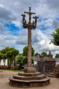 the Calvaire of Coray, situated in the cemetery of the commune of Coray in Finist&egrave;re, Brittany
