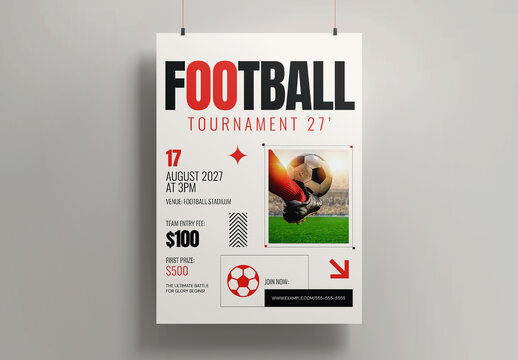 Football Tournament Poster Design