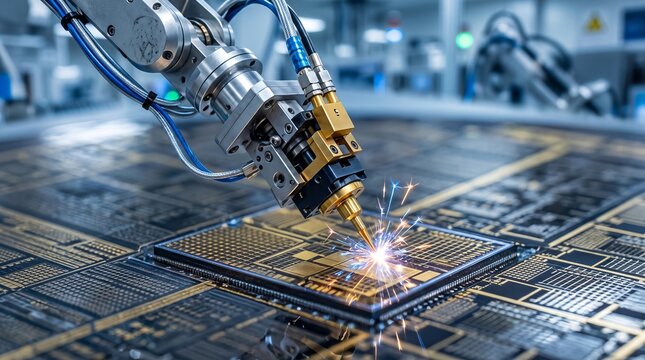 Robotic Laser Welding of Precision Circuit Board