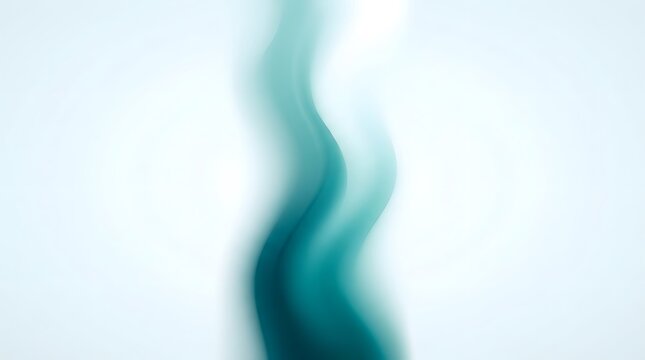 Abstract wave teal and white background for digital marketing, business presentation and website banner. Soft fluid curve, creative motion and clean minimalist design for corporate branding theme