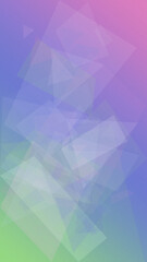 Fototapeta premium Abstract polygon gradient background in soft purple, blue, and green tones, creating a modern tech mood for website headers, posters, and presentations with copy space.