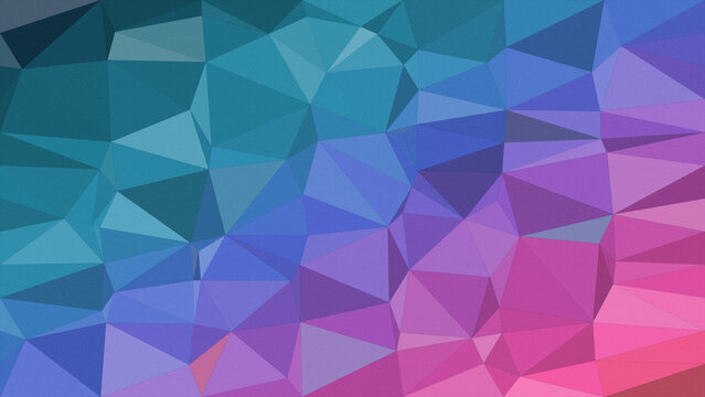 A vibrant low-poly polygon background with blue, purple, and pink gradients, creating a modern tech mood for websites, presentations, and creative banners.