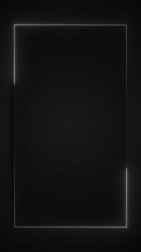 Dark rectangular border subtle glow, clean empty space, smooth backdrop, refined minimal look. logo reveals, text overlays, premium slides, corporate videos, title screens, modern motion graphics.