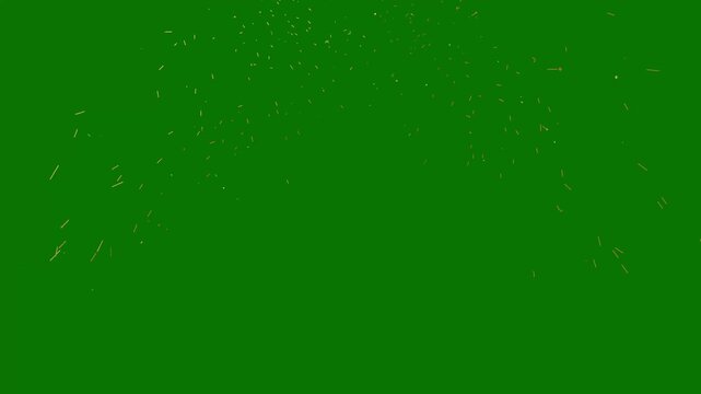 3D confetti explosion animation on greenscreen background. Perfect for celebration themes