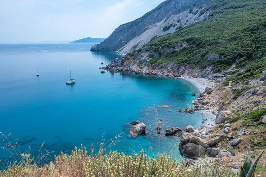Skiathos Iskand around ruins of Byzantine Castle, Thessaly, Greece