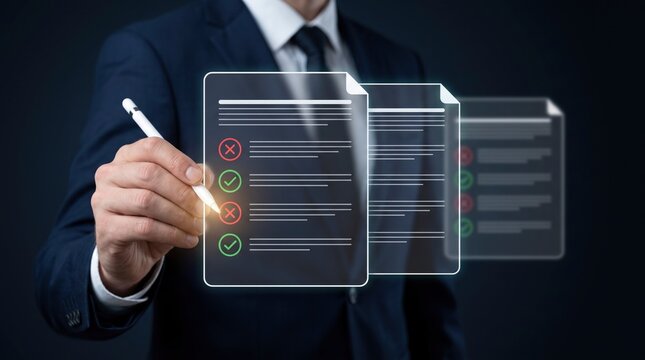 Digital Document Review And Business Compliance Verification Supporting Quality Assurance, Audit Processes, Workflow Management, And Enterprise Operational Excellence