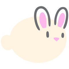 Naklejka premium Cute Bunny Illustration