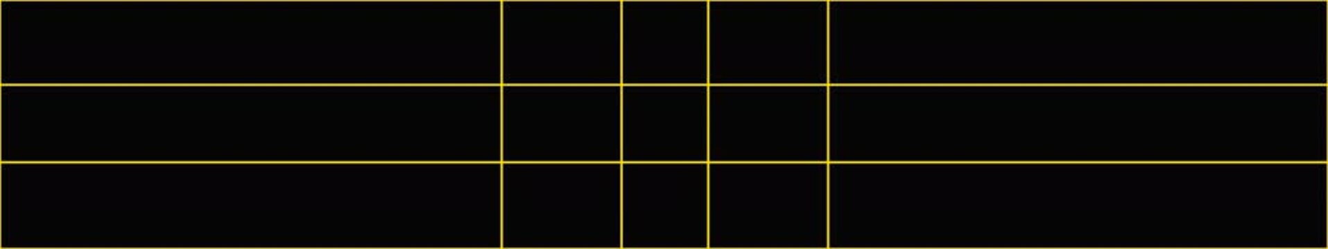 Ultrawide Broadcast Safe Area Overlay Pack, Animated Title Safe, Action Safe and Subtitle Guides with Alpha Channel - Yellow Version