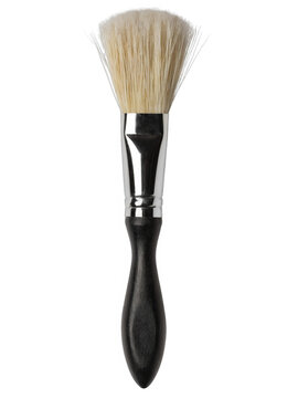 Paintbrush isolated on a transparent background.