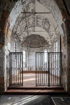 gate in church