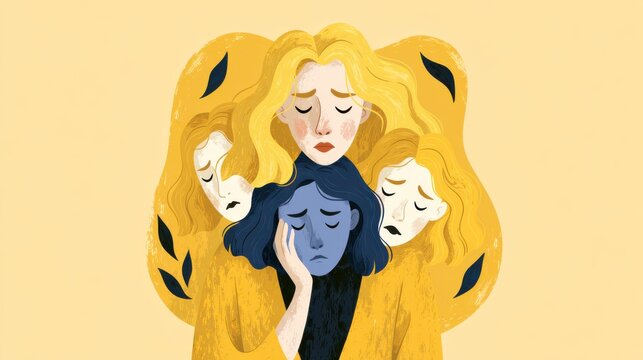 Therapy and recovery concept inspired by borderline personality disorder awareness

