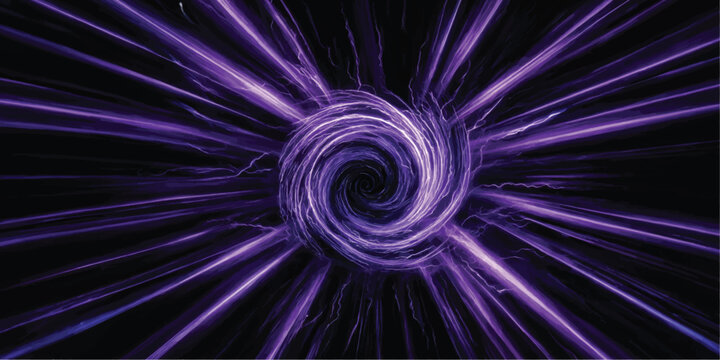 Abstract purple vortex spiral tunnel effect with abstract background rotation dimension