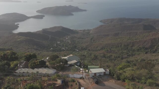 Parque Nacional Mochima desde Los Altos de Sucre , Venezuela