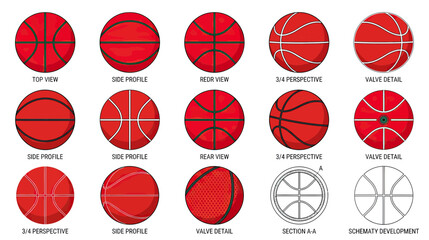 Fototapeta premium Basketball Views and Details Collection