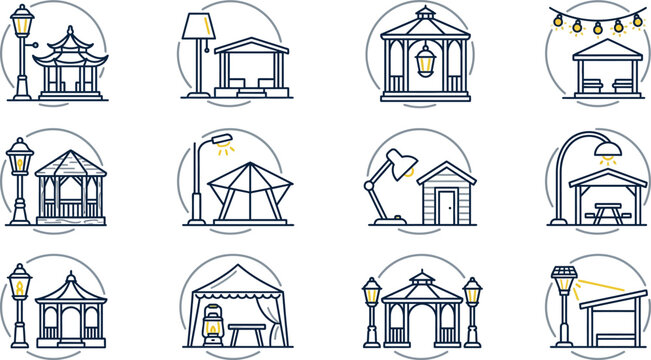 Various House Buildings And Structures