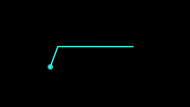 Futuristic viewfinder of the future. HUD graphics around the edges for use in movies, Technological HUD template callout for text animation. callout bar animation..