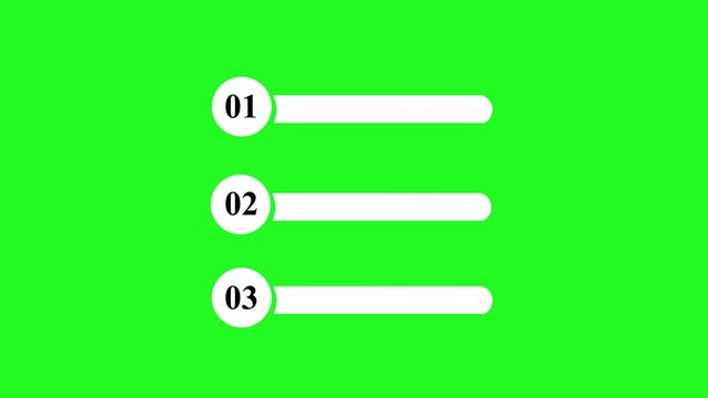 Question and test menu choice quiz show question and answers with option. Quiz Animation with option selection on black background.  test menu choice quiz show question and answers with option.