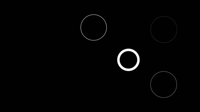 shiny circle burst firework animation with glowing line blast, ellipse ring explosion and pop up motion graphics effect, modern premium design smooth loop on 4k black background