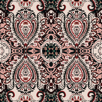 seamless damask pattern