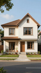 Fototapeta premium new home in the suburbs