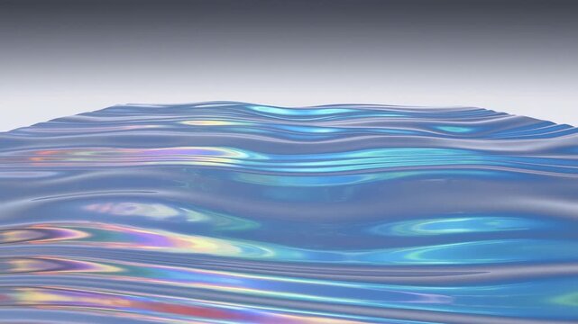 serene water surface with ripples and reflections in a top-down underwater perspective showing clean and natural aquatic life in blue and white tones with a modern and vivid design.