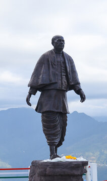 Statue of Sardar Vallabhbhai Patel at Tawang, Arunachal Pradesh, India.