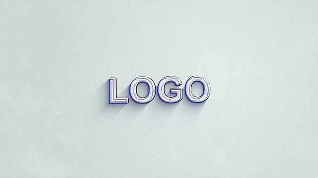3d hyper clean cinematic logo intro animation. 4k HD, 3d render, 3d reveal of a logo stings. a modern presentation to your business, tv serial, movie, news, and many more.