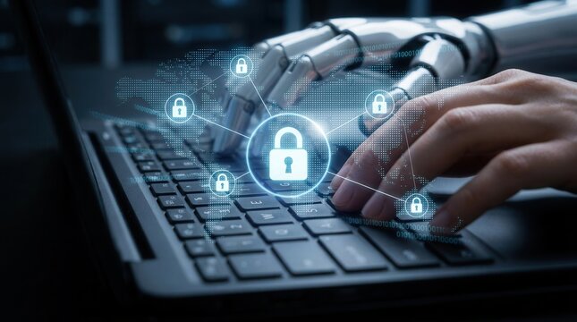 Smart threat detection and virtual firewalls powered by AI to strengthen cybersecurity and prevent automated system breaches.