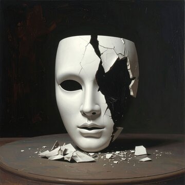 Broken mask