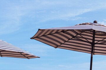 beach umbrella on the beach © Sherling