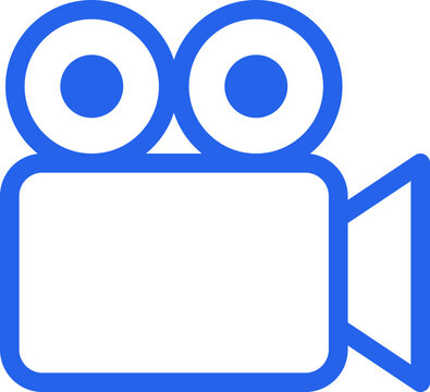 Video production vector design elements set. Minimalist, geometric, and retro movie icons for cinema club logo, film festival badge, media channel, and multimedia project.