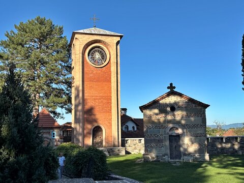 A view from the historic Zica Monastery near Kraljevo, Serbia.