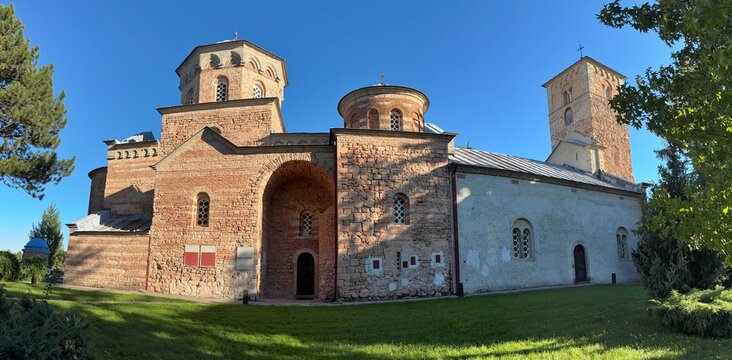 A view from the historic Zica Monastery near Kraljevo, Serbia.
