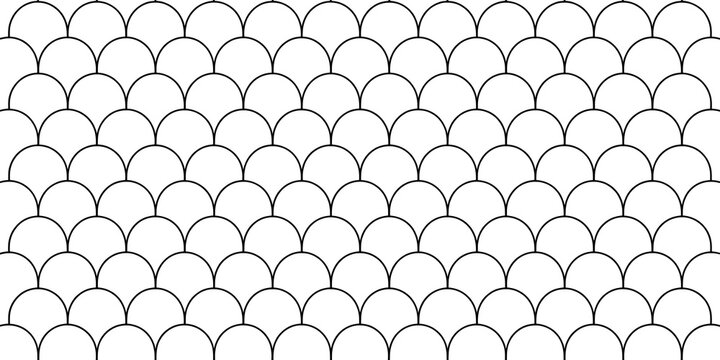 Scallop Pattern Geometric Background