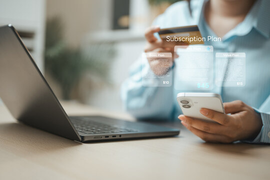 Managing subscription plans with recurring billing and secure mobile payment for digital services.
