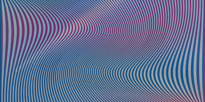 Deep blue violet wavy lines with metallic texture for creative backdrop
