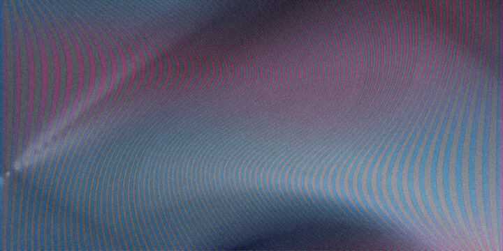 Deep blue violet wavy lines with metallic texture for creative backdrop