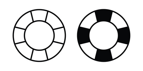 Life buoy icon simple designs collection © Delour