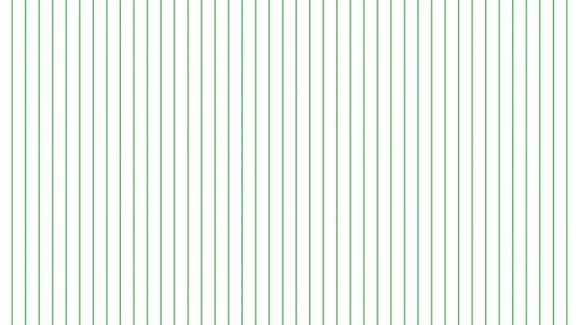green vertical line pattern background with thin stripes minimal geometric texture. Motion graphics of green grid line,4k quality animation.