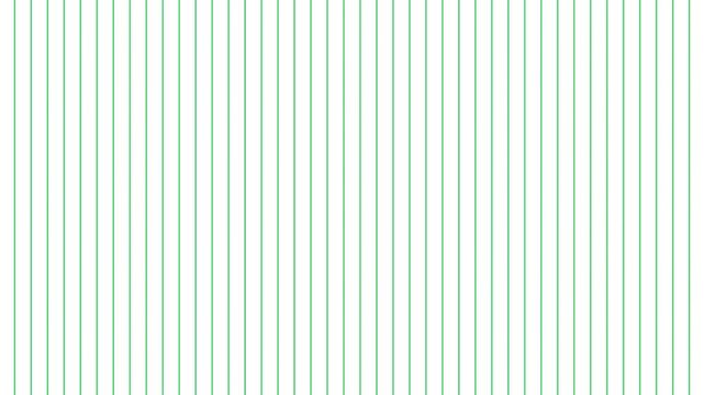 green vertical line pattern background with thin stripes minimal geometric texture. Motion graphics of green grid line,4k quality animation.
