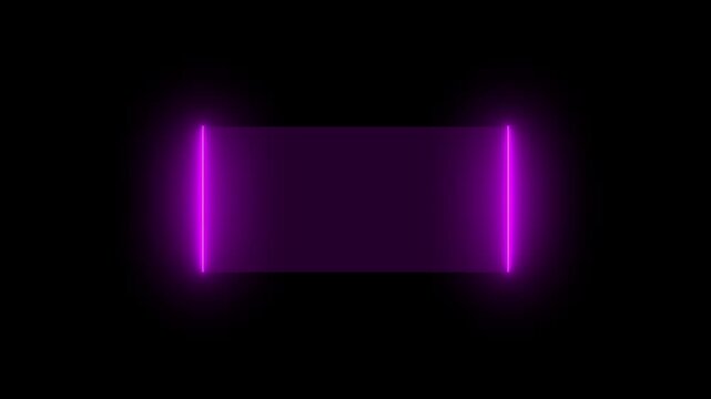 HUD Square Frames ,HUD GUI futuristic element Sci-fi concept design. Callouts title. Modern banner, frame of lower third. Neon hologram screen overlay horizontal Digital, 4k quality animation video.