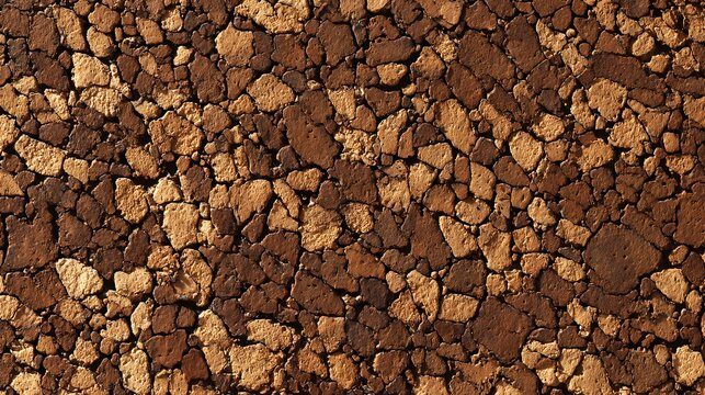 Rich, textured cork board surface with warm brown granules and irregular shapes